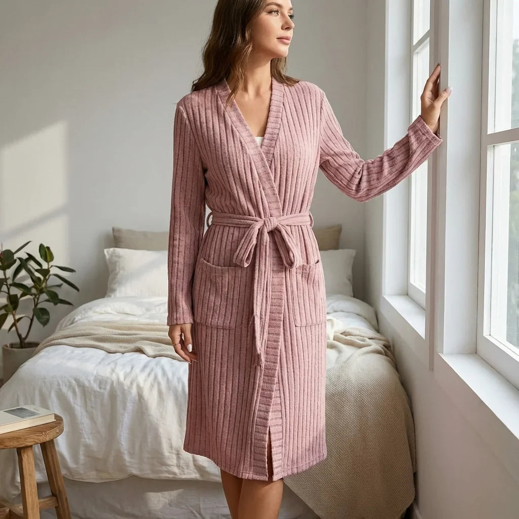 Rigel Ribbed Comfort Robe