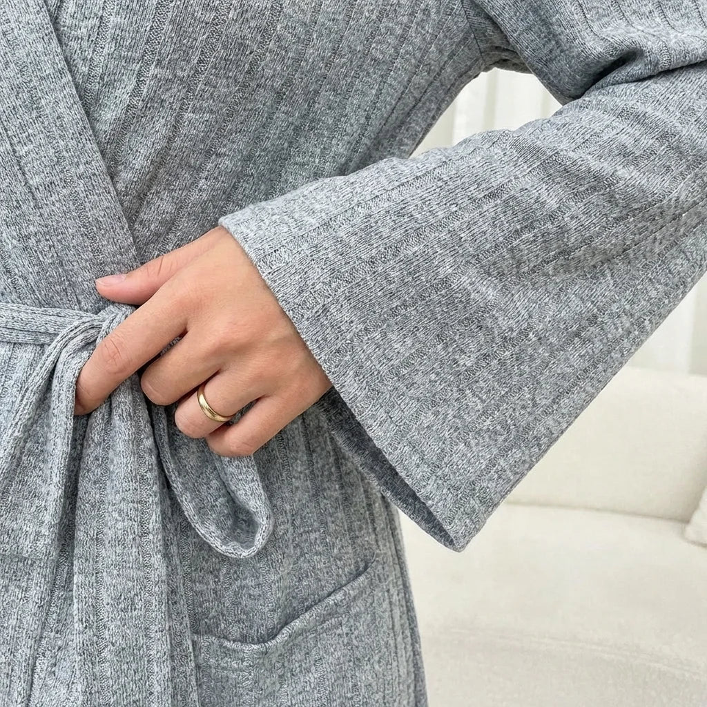 Sirius Ribbed Lounge Robe