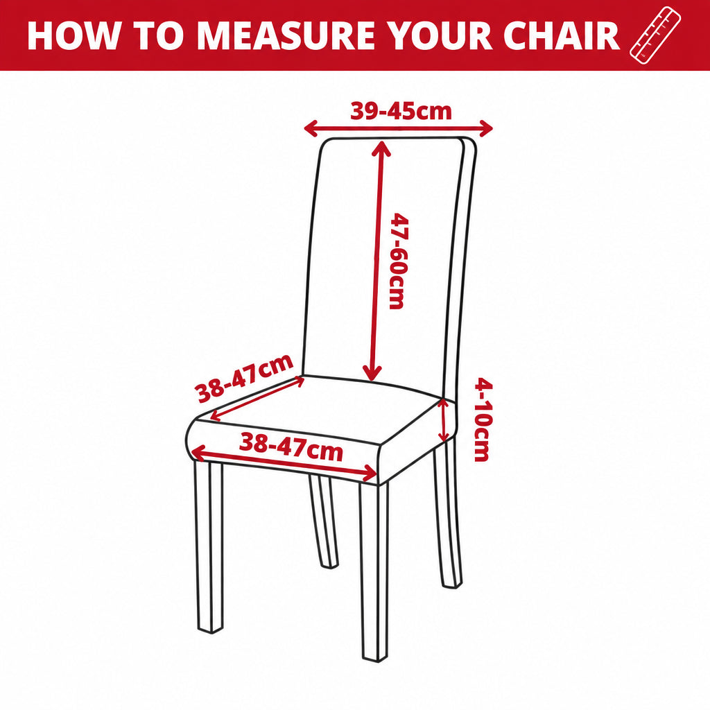 Dining Chair Covers – Beige Waterproof Suede