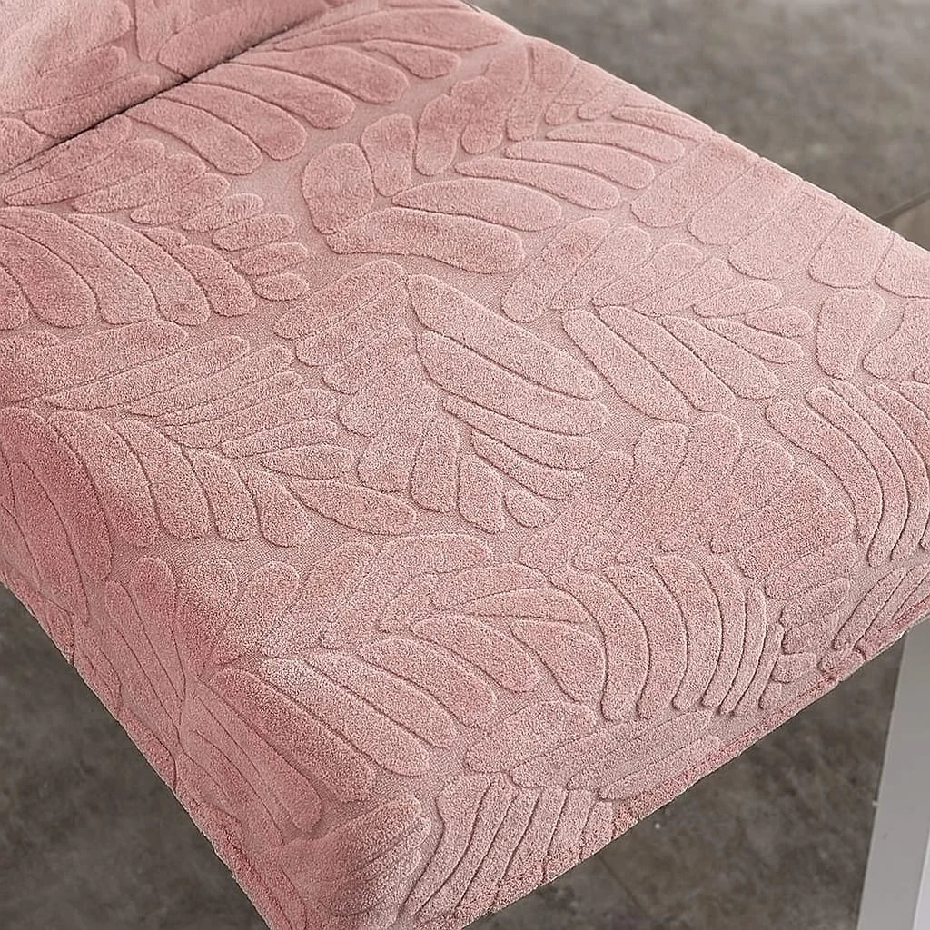 Dining Chair Covers – Pink Jacquard – Set of 6