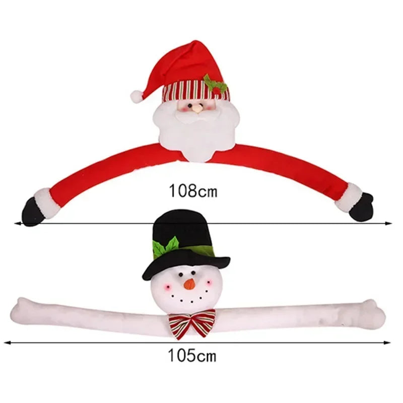 105cm Plush Christmas Tree Hugger – Santa or Snowman – view 5