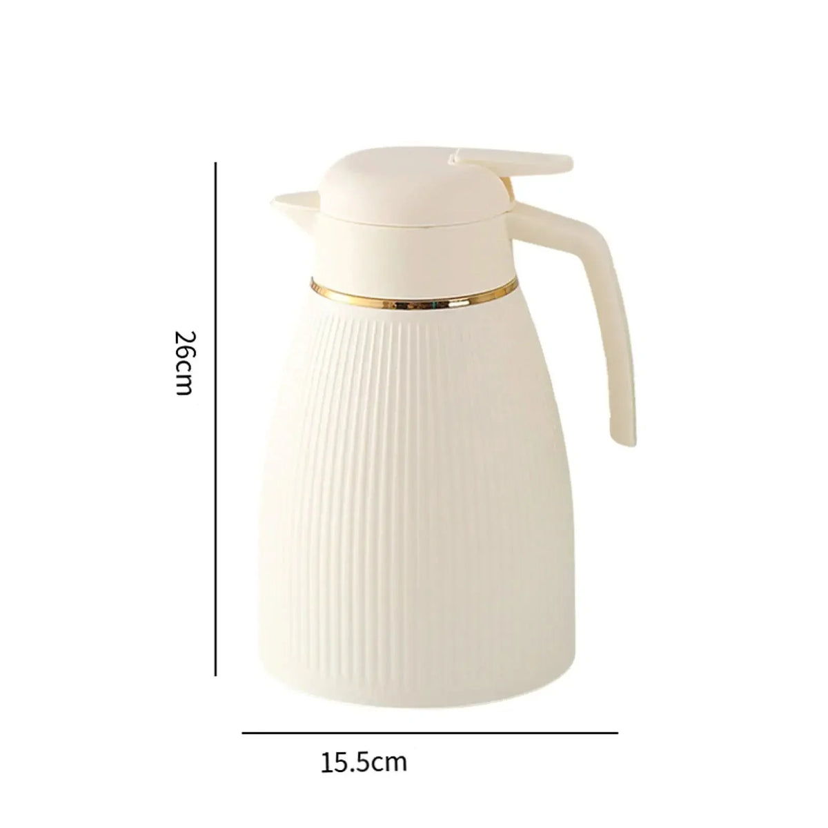 1L Stainless Steel Thermal Carafe with Glass Liner – view 6
