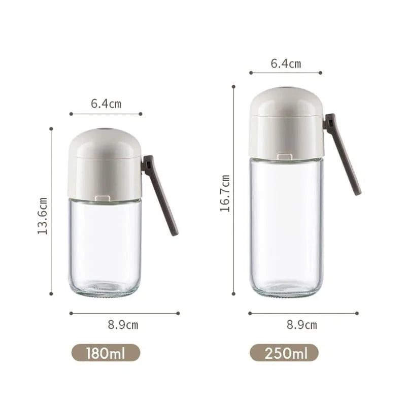 Glass salt and seasoning dispenser with integrated measure – view 13