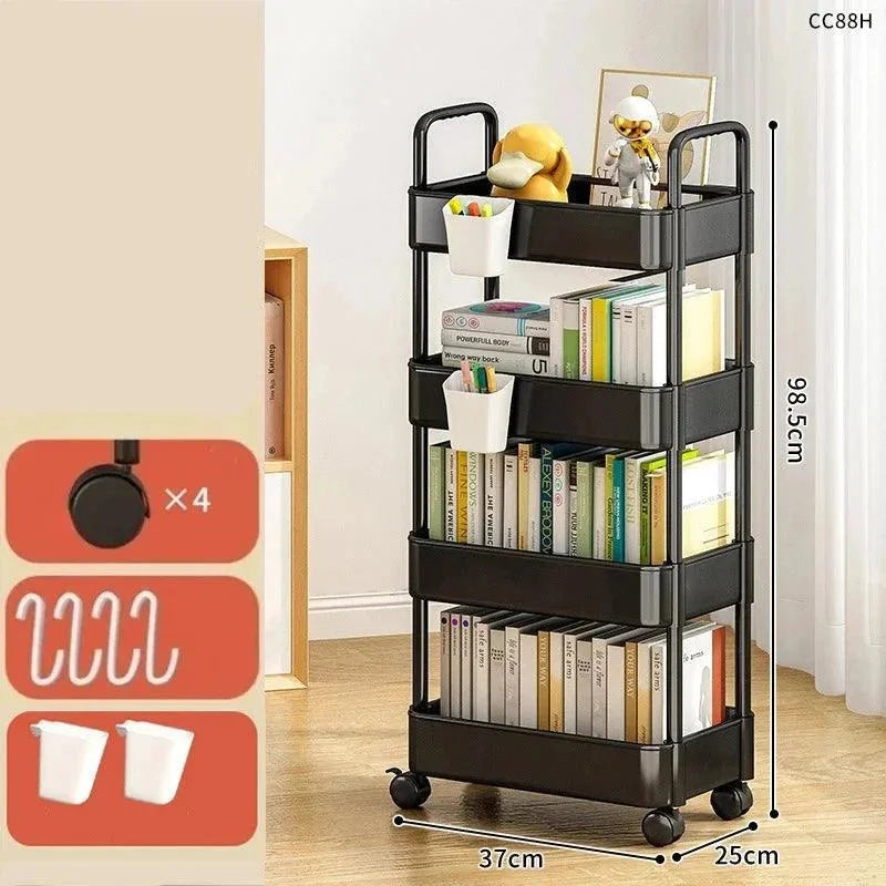 Multi-Tier Rolling Kitchen Storage Cart – view 10