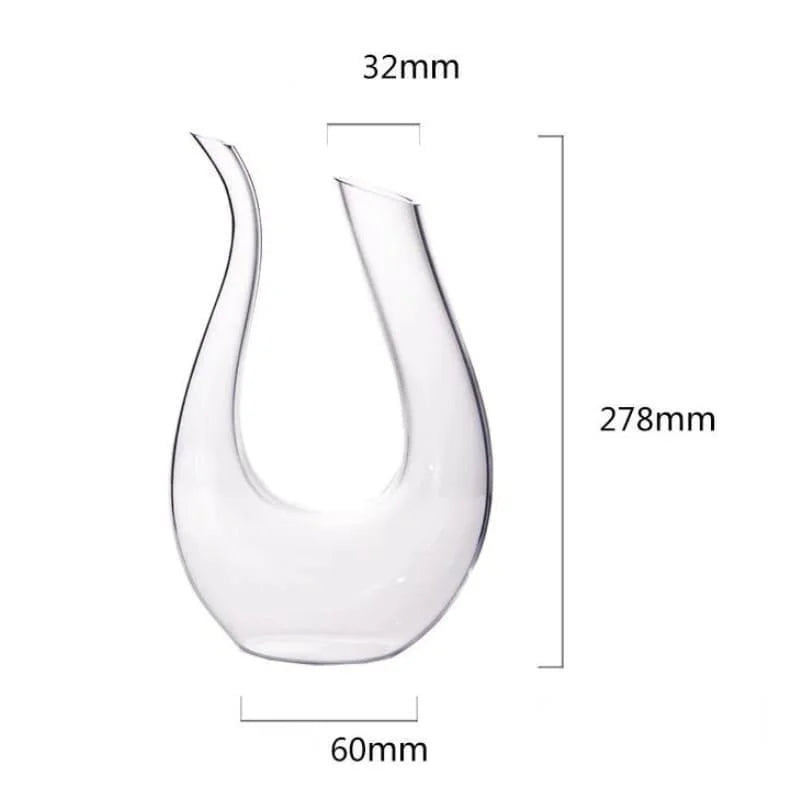 Swan-shaped 1.5L wine decanter – view 16