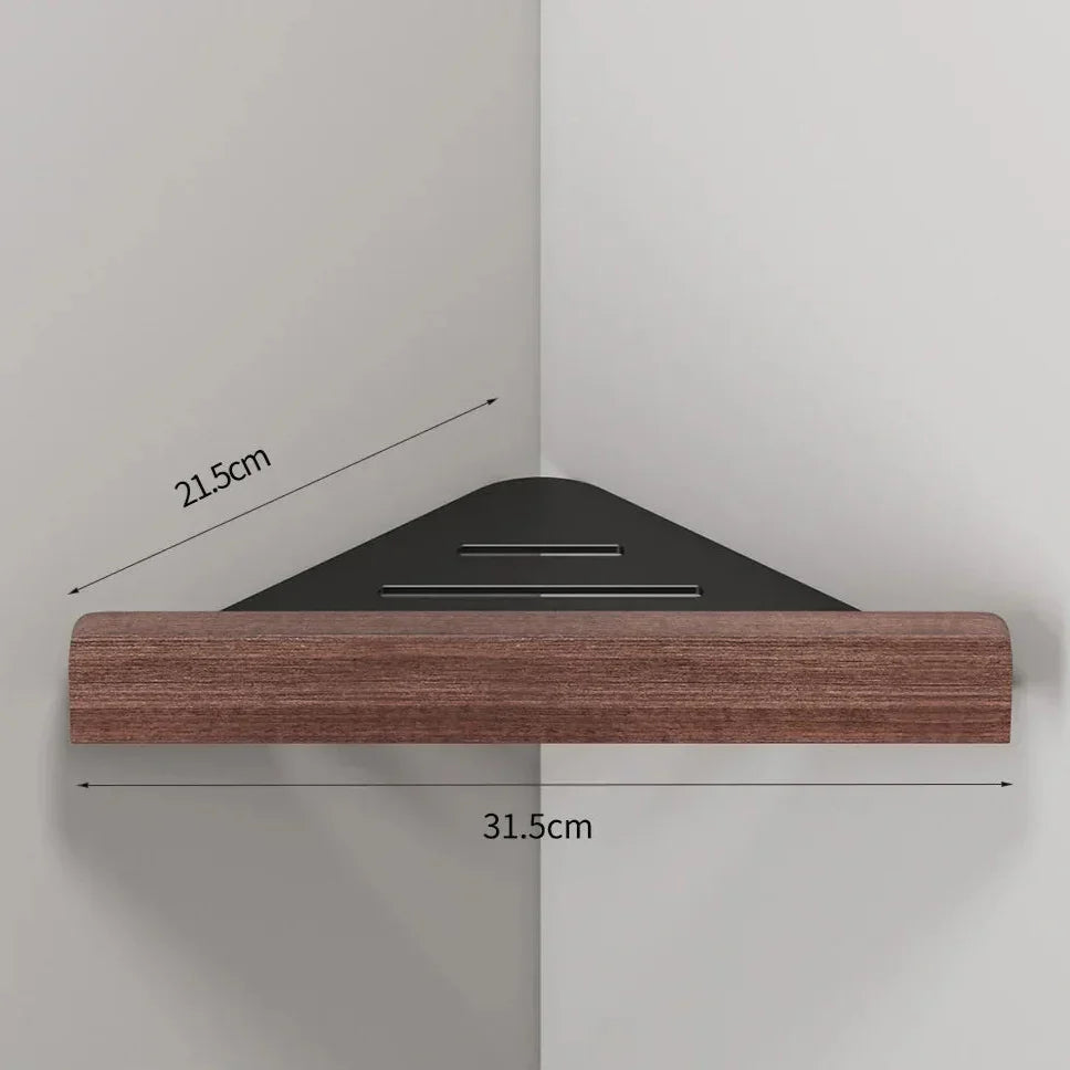 Walnut Wood Bathroom Accessory Collection – view 9