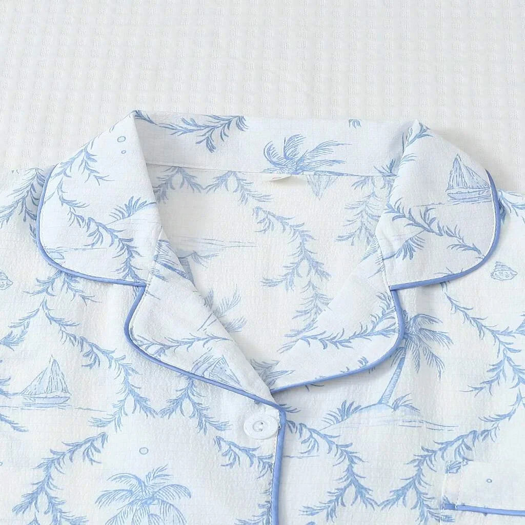 Alira Palm Pajama Set