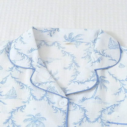 Alira Palm Pajama Set