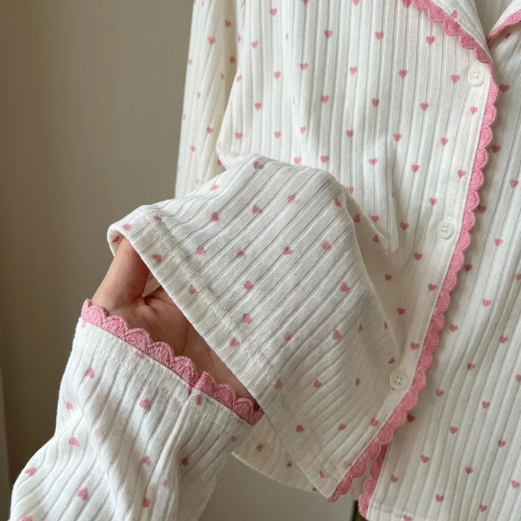 Amorie Heart Pajama Set