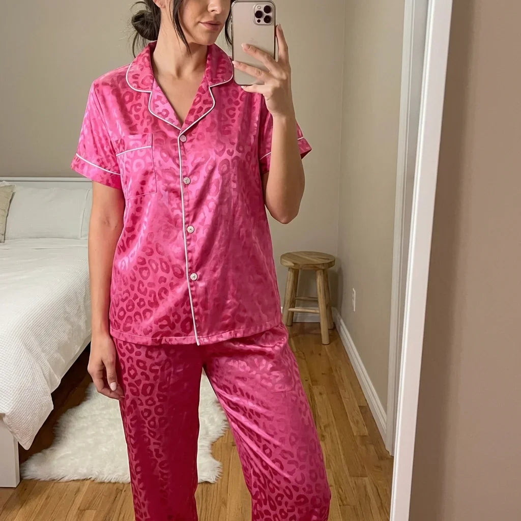 Aureli Satin Pajama Set