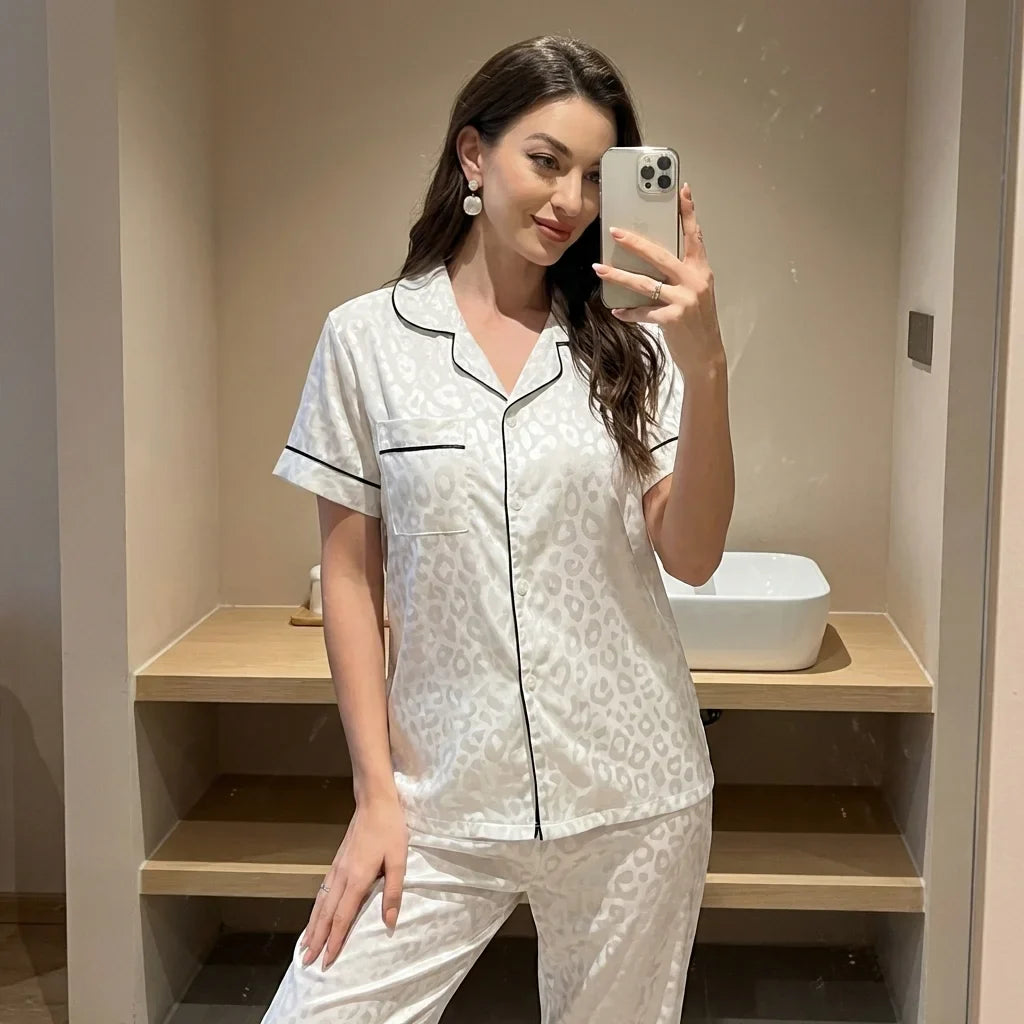 Aureli Satin Pajama Set