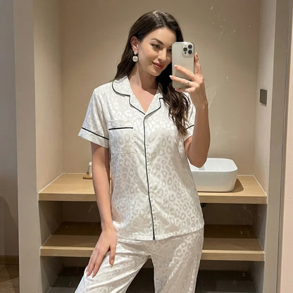 Aureli Satin Pajama Set