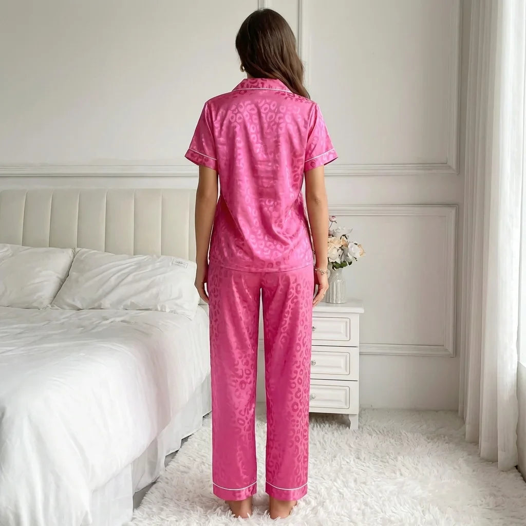 Aureli Satin Pajama Set