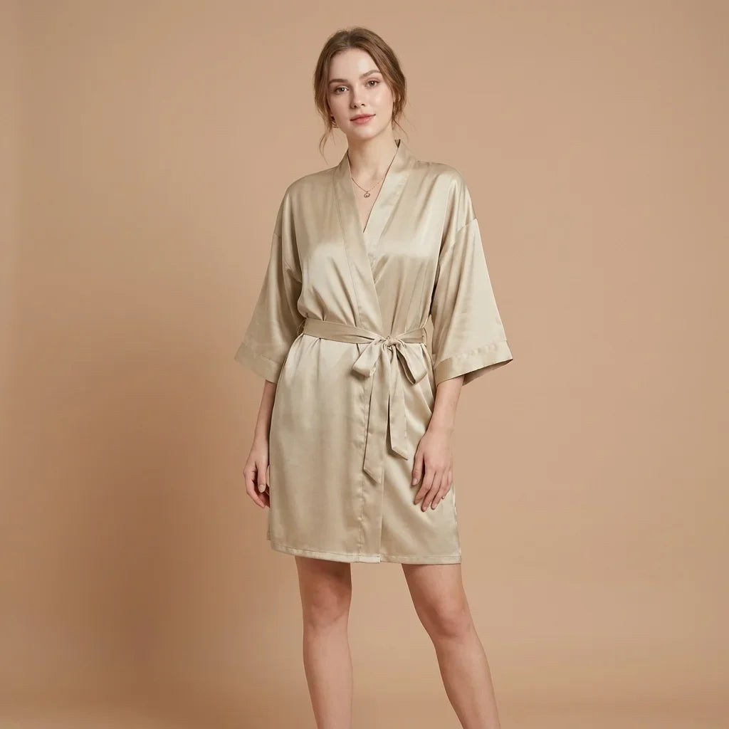 Aveline Satin Ease Robe