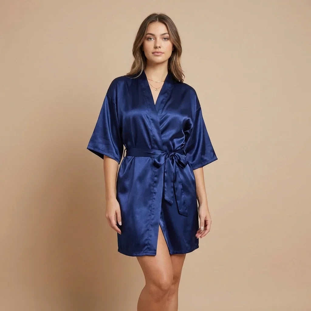 Aveline Satin Ease Robe