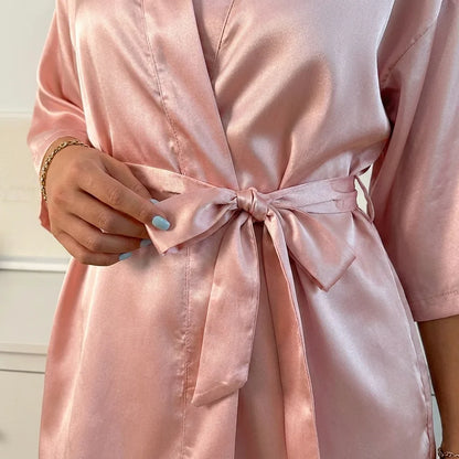 Aveline Satin Ease Robe