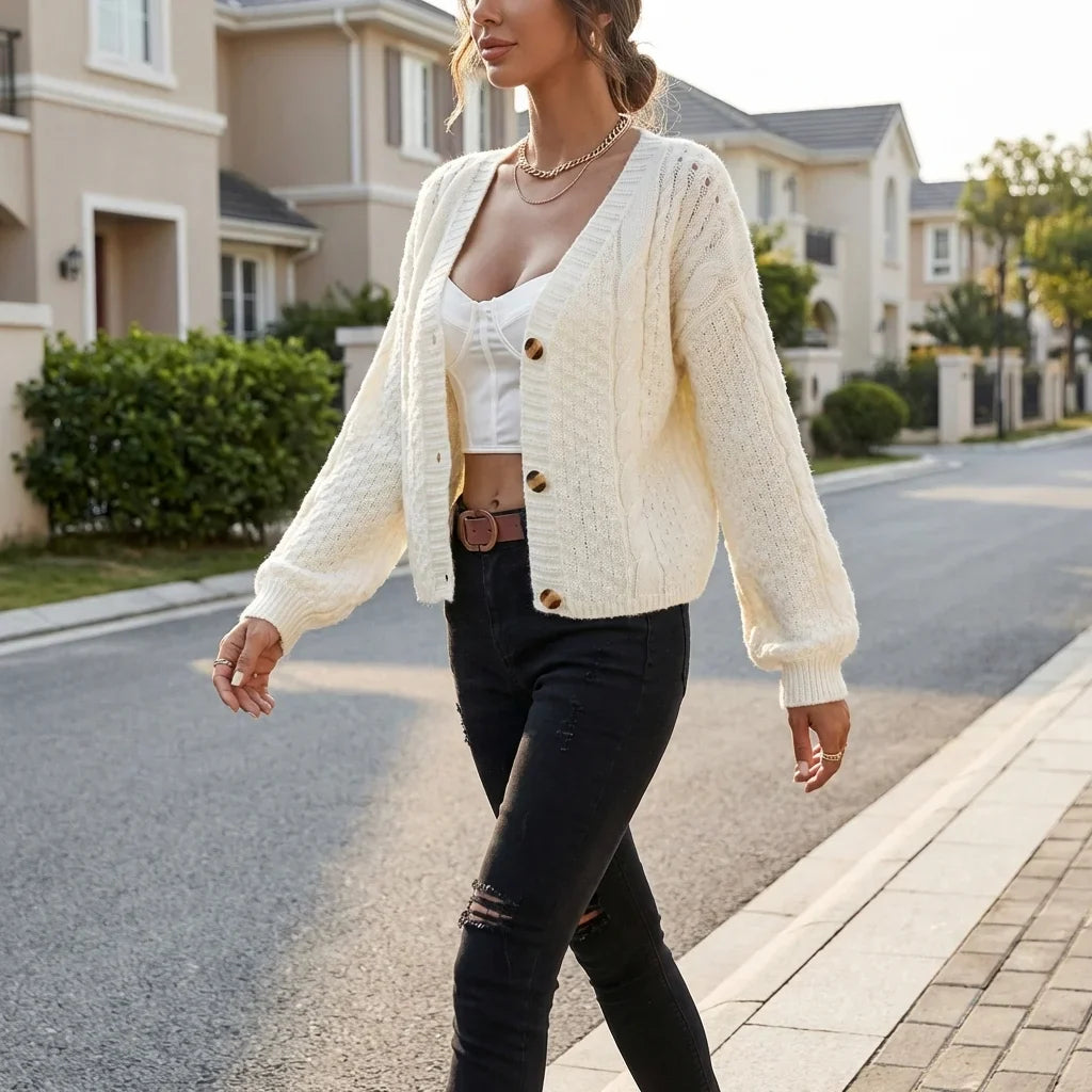 Caelis Cable Cardigan