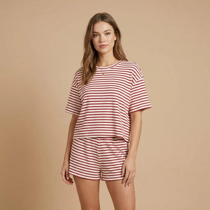 Calira Stripe Lounge Set