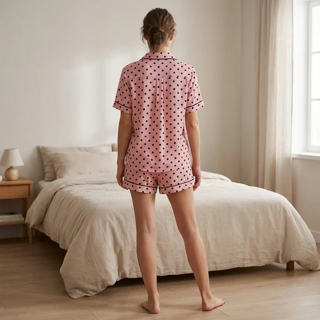 Celira Dot Pajama Set