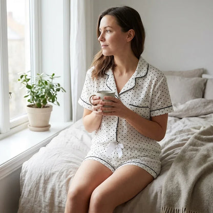 Celira Dot Pajama Set