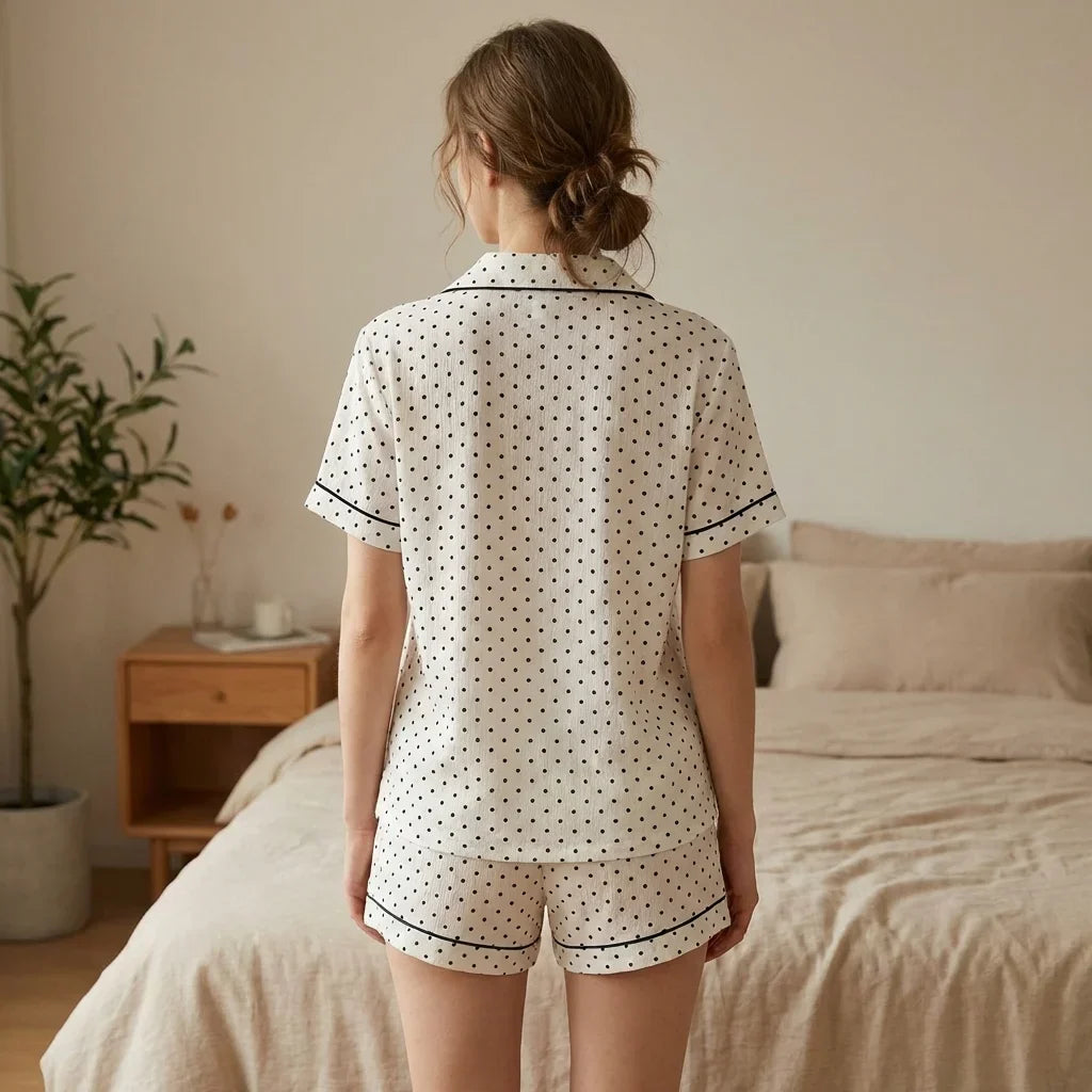 Celira Dot Pajama Set