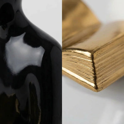 Decorative Bookend – Glazed Ceramic for Shelves