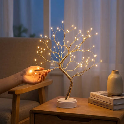 Table Lamp – Decorative LED Tree with Warm Light