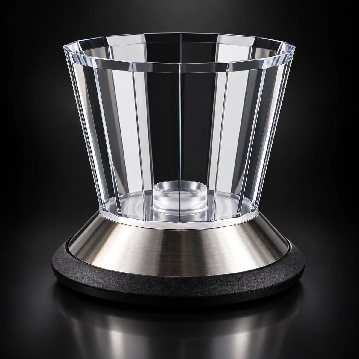 Honey Dispenser – Glass, Stainless Steel Base
