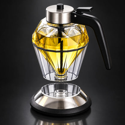 Honey Dispenser – Glass, Stainless Steel Base