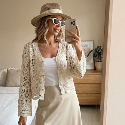 Liora Crochet Cardigan