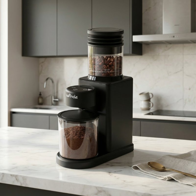 Wancle CBG-9001 Electric Burr Coffee Grinder – Touch LCD