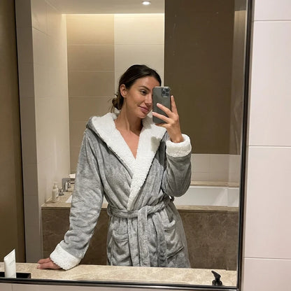 Orion Plush Hooded Robe