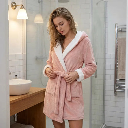 Orion Plush Hooded Robe