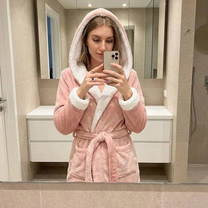 Orion Plush Hooded Robe