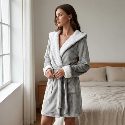 Orion Plush Hooded Robe
