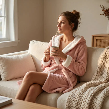 Orion Plush Hooded Robe