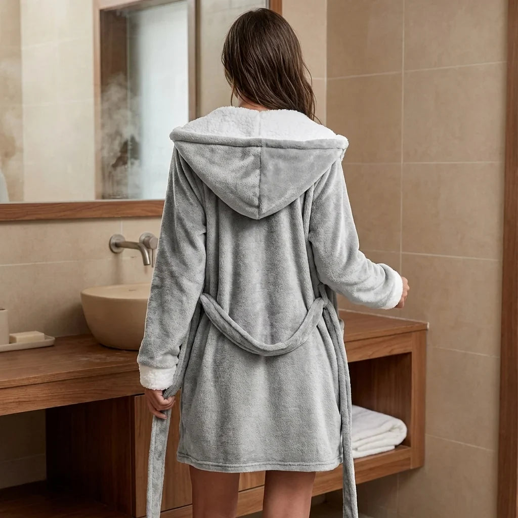 Orion Plush Hooded Robe