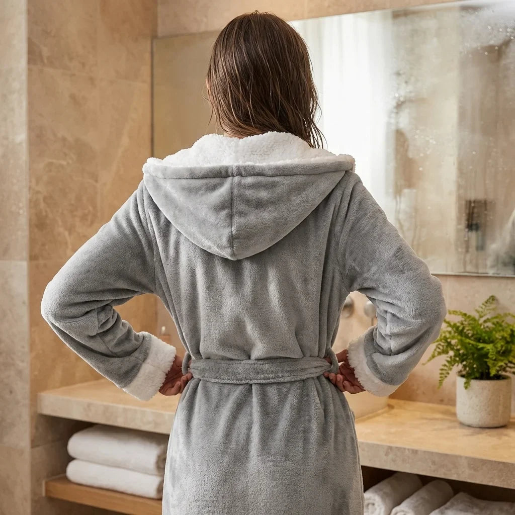 Orion Plush Hooded Robe