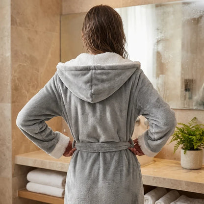 Orion Plush Hooded Robe