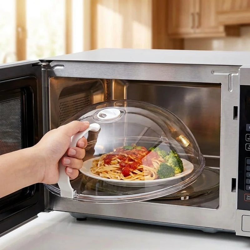 Microwave Splatter Cover – with Adjustable Steam Vent