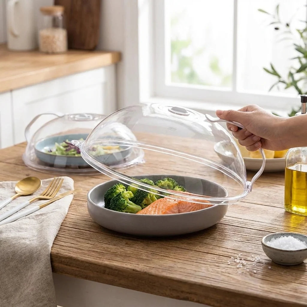 Microwave Splatter Cover – with Adjustable Steam Vent