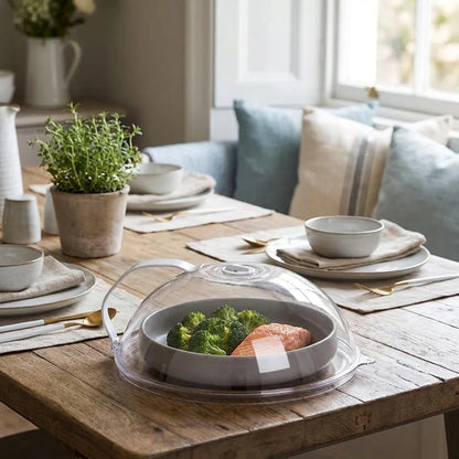 Microwave Splatter Cover – with Adjustable Steam Vent