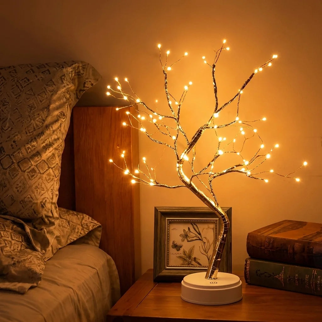 Table Lamp – Decorative LED Tree with Warm Light