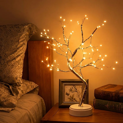 Table Lamp – Decorative LED Tree with Warm Light