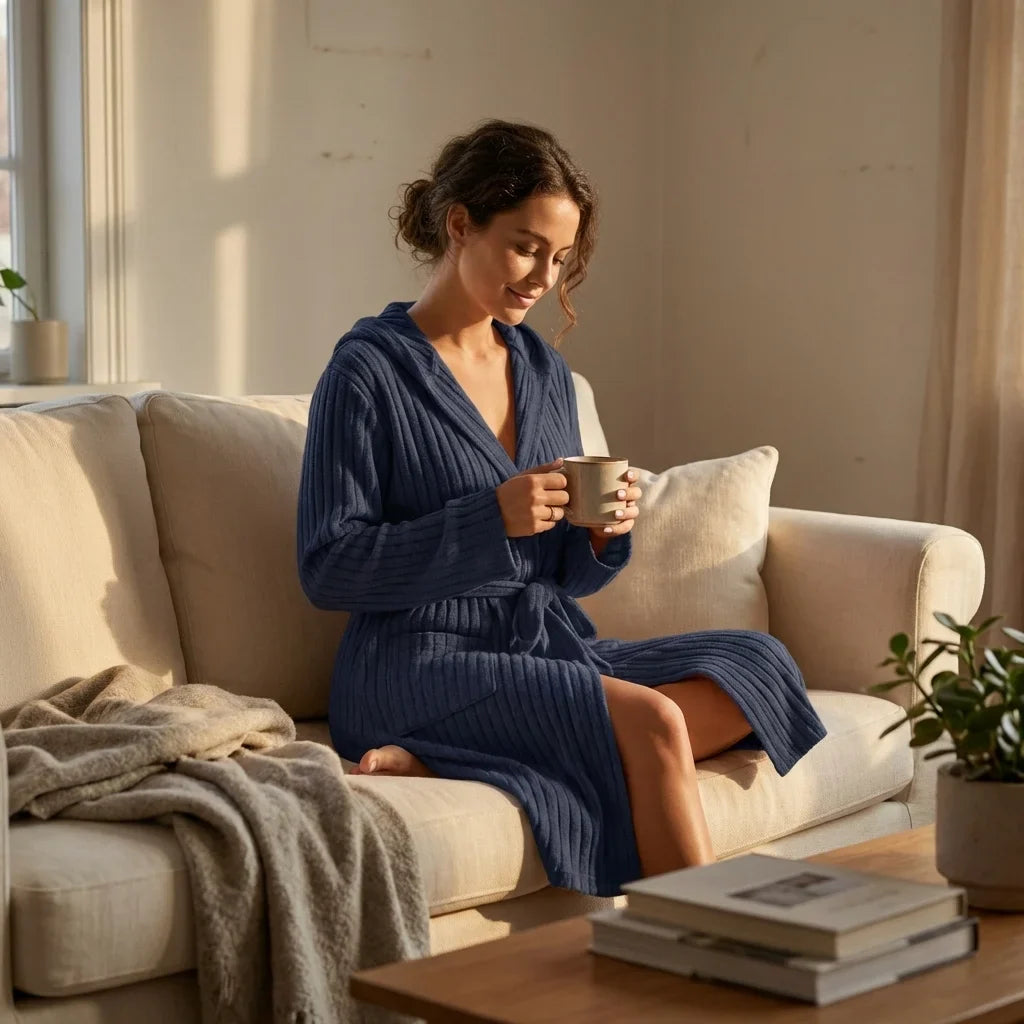 Rigel Ribbed Comfort Robe