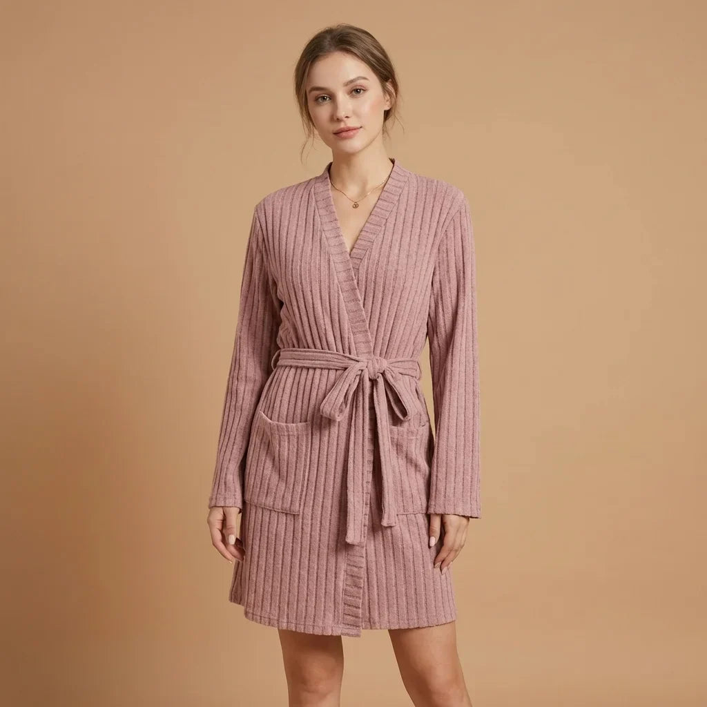 Rigel Ribbed Comfort Robe