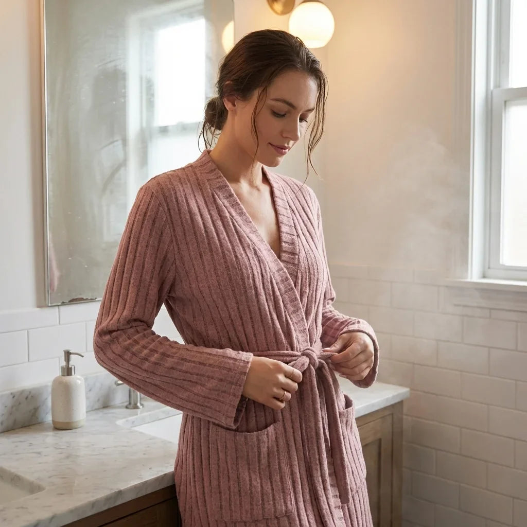 Rigel Ribbed Comfort Robe
