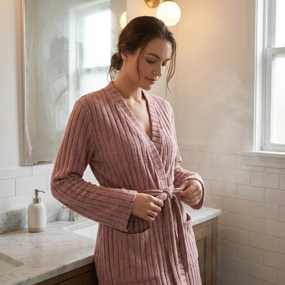 Rigel Ribbed Comfort Robe