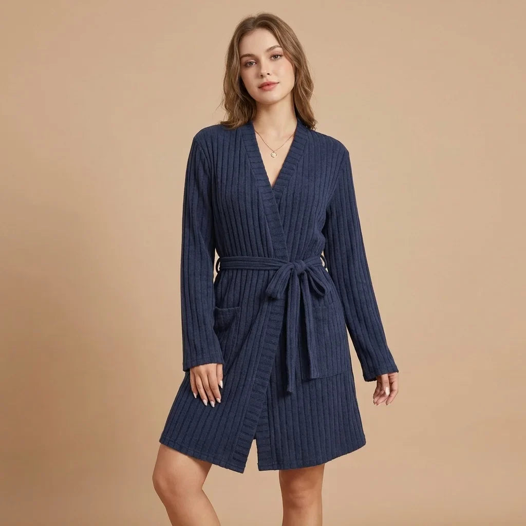 Rigel Ribbed Comfort Robe