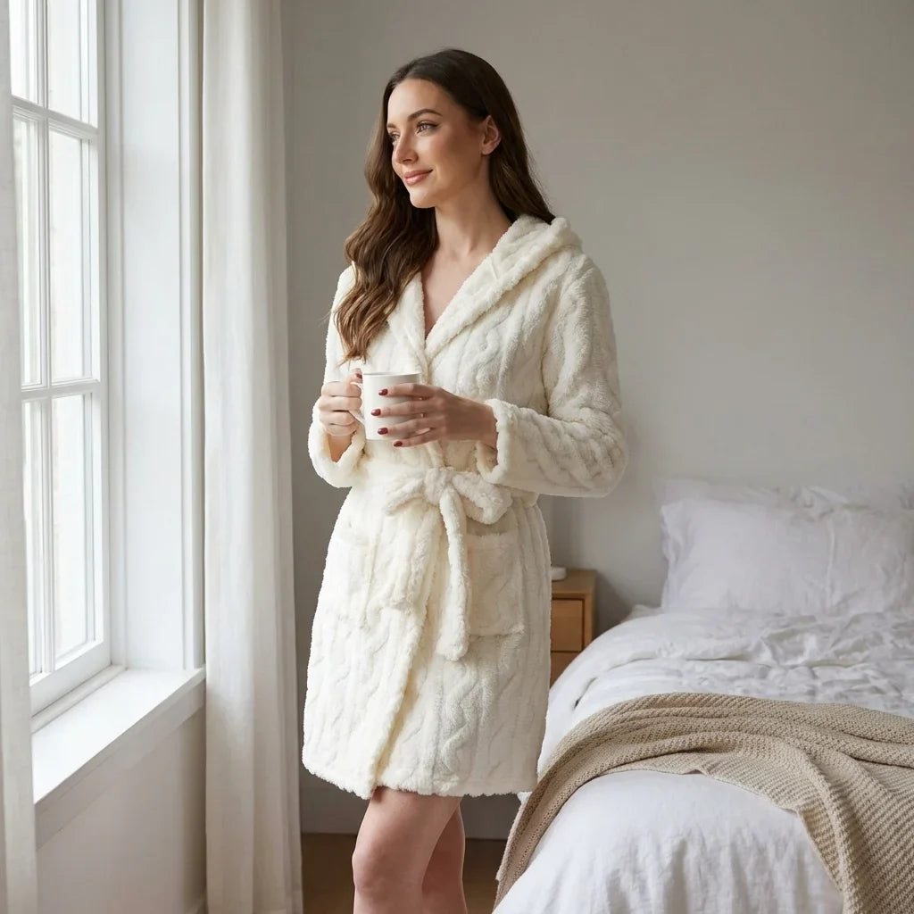 Serene Plush Wrap Robe